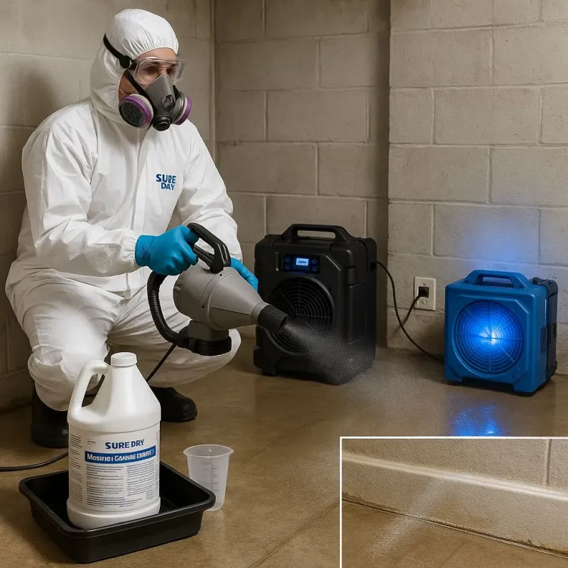 Sanitization and Odor Removal process in White Rock, NM